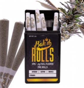 Cannabis prerolls at Get Bak d
