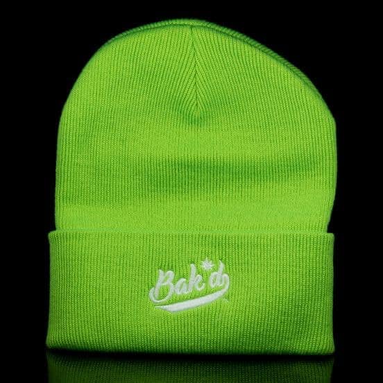 green beanie cannabis dispensary merch